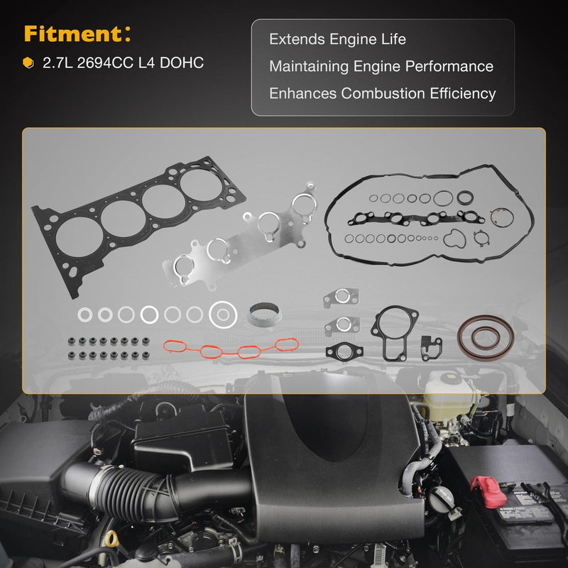 HS26357PT Head Gasket Set for Toyota Tacoma 4Rrunner 2005 20 2694CC L4 DOHC