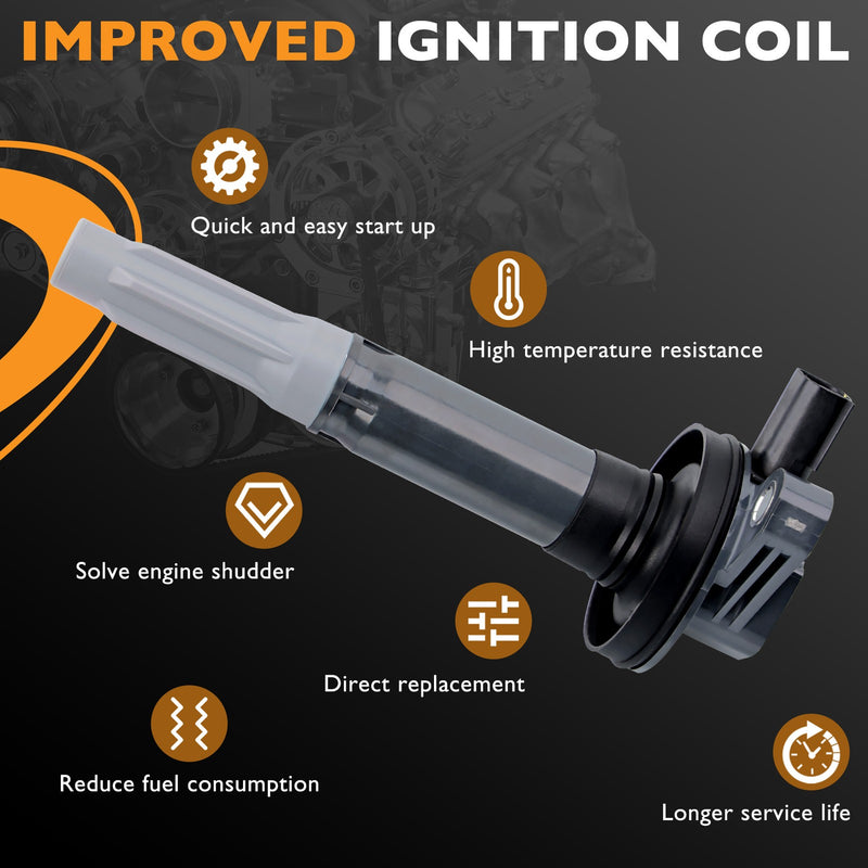 UF622 Ignition Coils Set For Ford F150 Lobo Mustang 5.0L V8 2011 2016 8 Piece