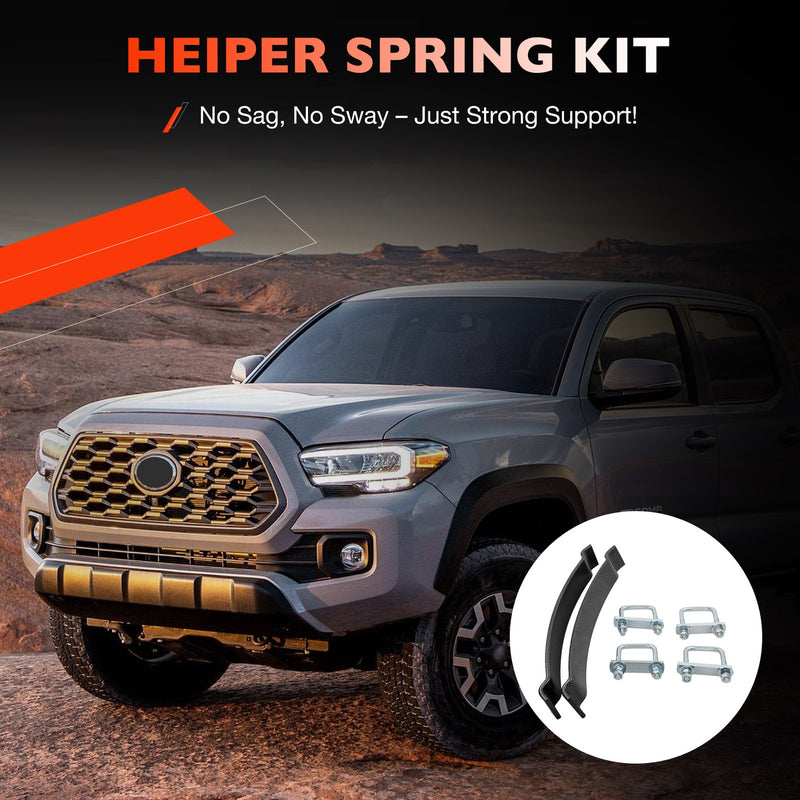 EZ550 Heavy Duty Helper Spring Kit For Ford GMC Pickup Trucks SUV And Trailers