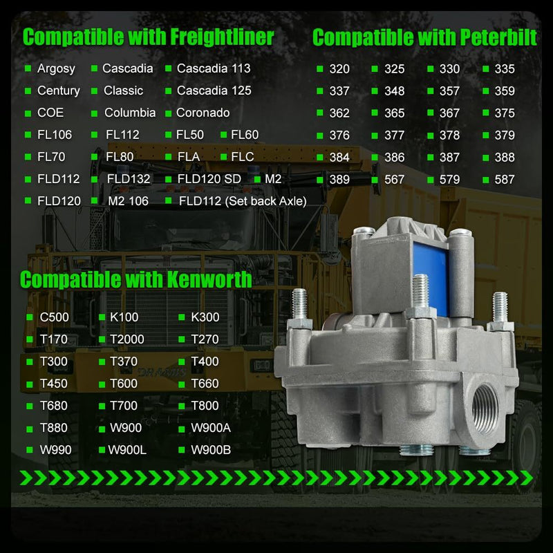 4721950330 ABS Trailer Modulator Relay Valve Assy For Wabco Meritor S4721950330