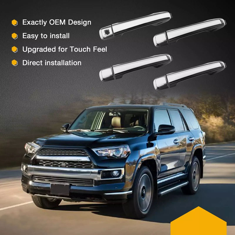 Exterior Door Handle Driver Passenger Side For 10 21 Toyota 4Runner Lexus GX460