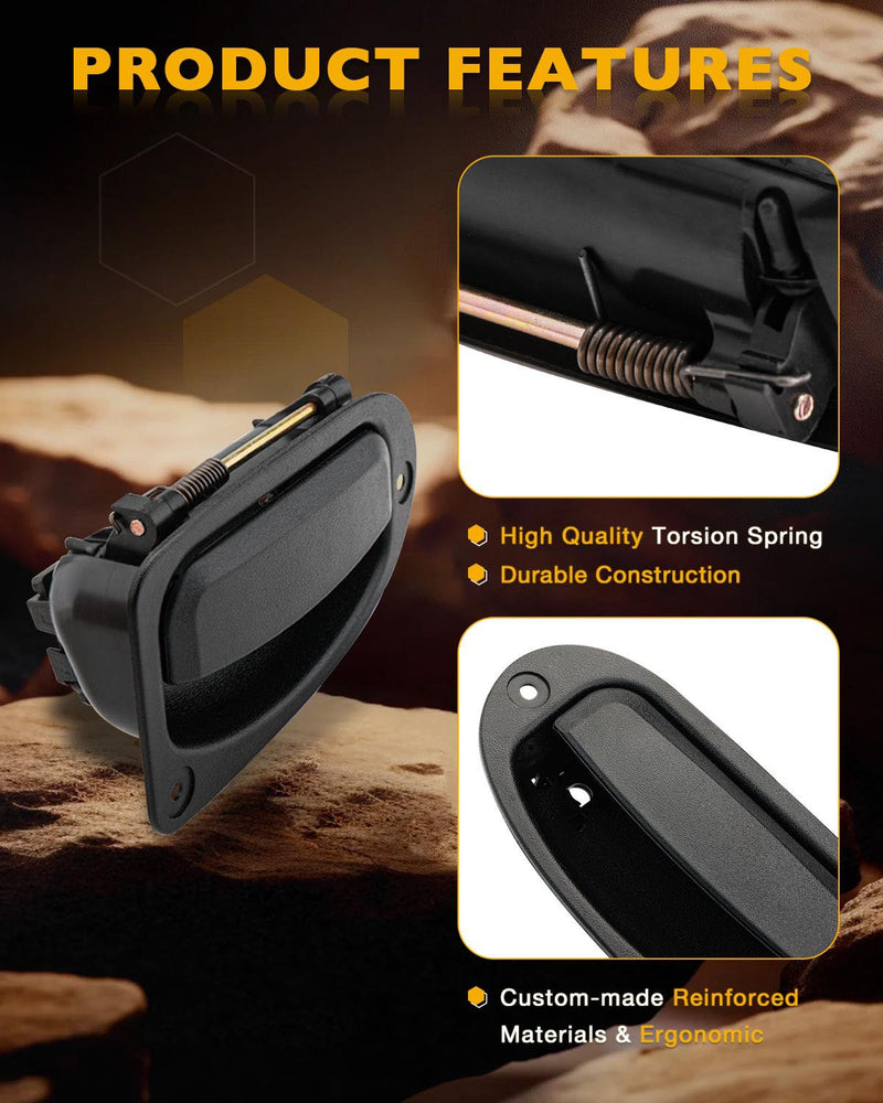 Interior Door Handles Rear Driver Passenger Side for Ford Ranger Mazda 1993 2011