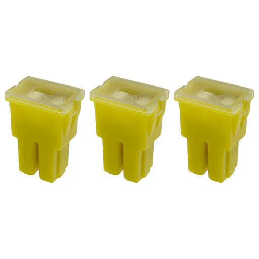 DURAFORCE 60A Straight Female Fuse Cartridge FLF PAL Auto Link for Car Truck 3pk