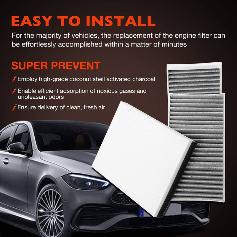 1668300218 Cabin Air Filter Kit for Mercedes Benz GL GLE GLS ML Series 2012-2020
