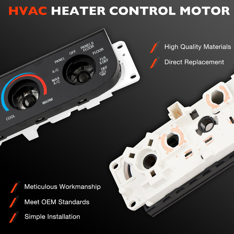 Climate Control Module AC Heater Panel Without Switch For Ford F150 F250 99 04