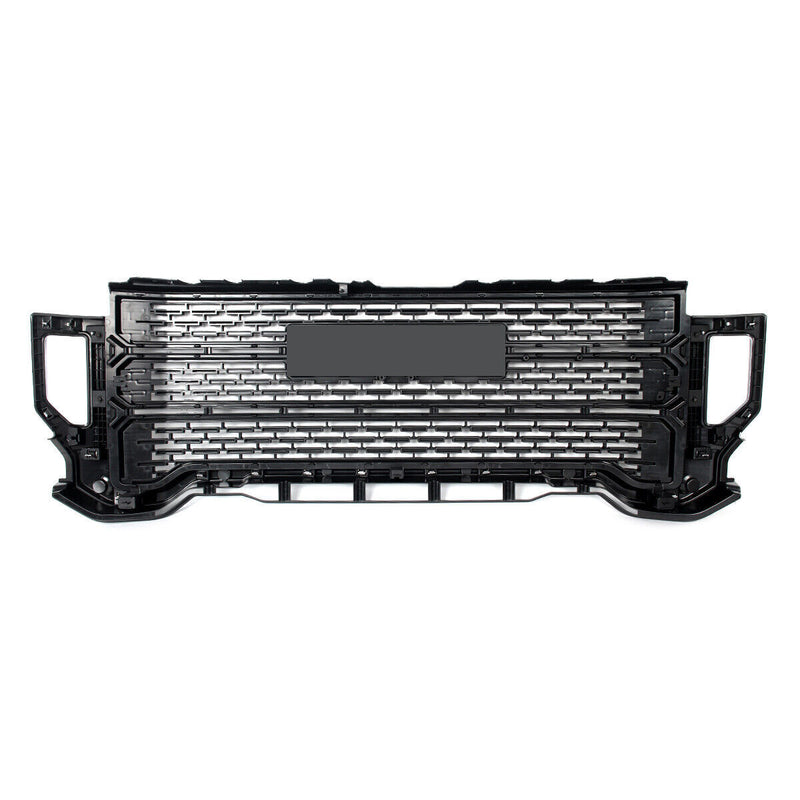 DURAFORCE Front Bumper Grille Black w/Chrome Trim Fit GMC Sierra 2500 HD/3500 HD 2020-2023