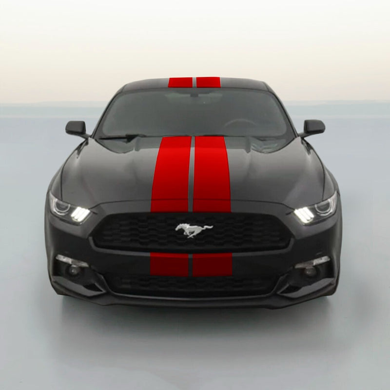 5 Inch Vinyl Rally Stripes Racing Stripe Kit Decal For Ford Mustang