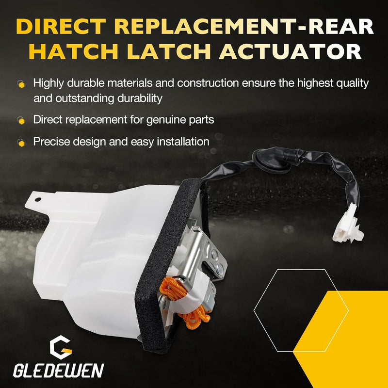 69110-35082 Rear Tailgate Hatch Lock Actuator for Toyota 4Runner 2010 2023 4.0L