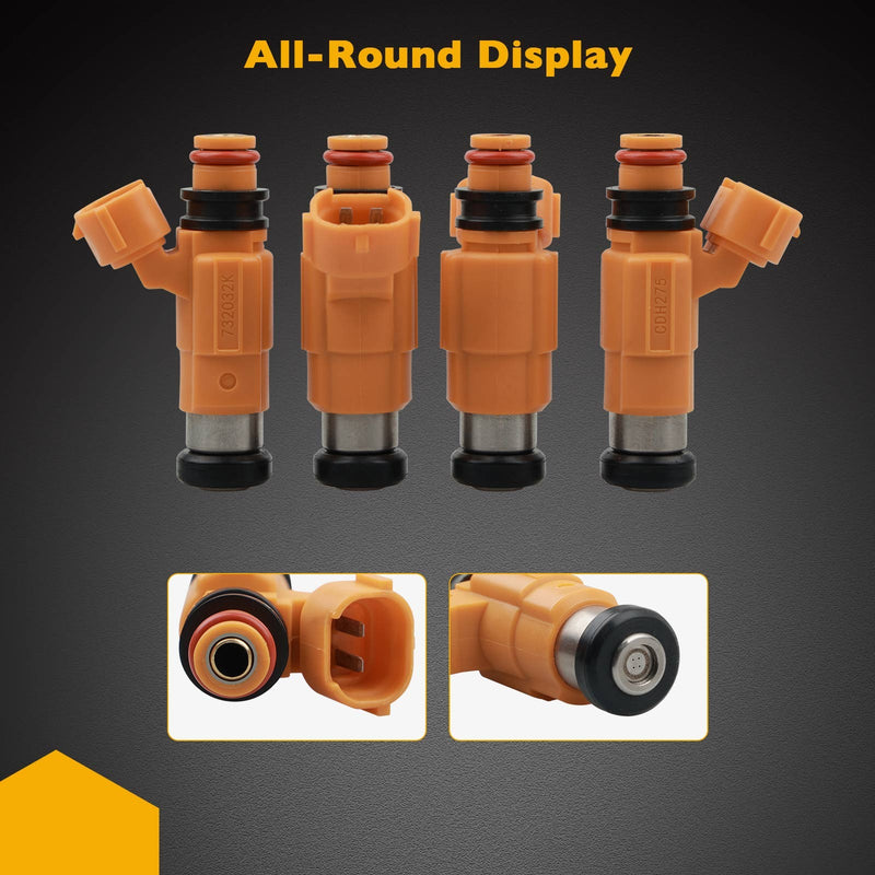 Fuel Injectors for Mitsubishi Galant 1999-2000 Montero Sport 2.4L 97-99 4 Pcs