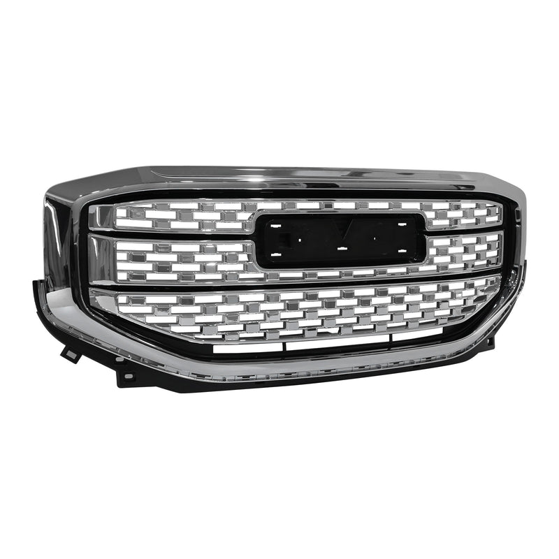 DURAFORCE For GMC Acadia Denali 2017 2018 2019 84378394 Front Upper Grille Assembly Chrome