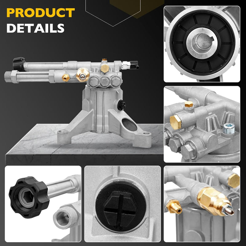 2400 PSI Pressure Washer Pump 7/8 Shaft for AR RMW22G24EZSX Left Handed