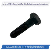 DURAFORCE 710 1044 Mower Blade Adapter Hex Bolt for MTD Craftsman TroyBuilt CubCadet 3pc