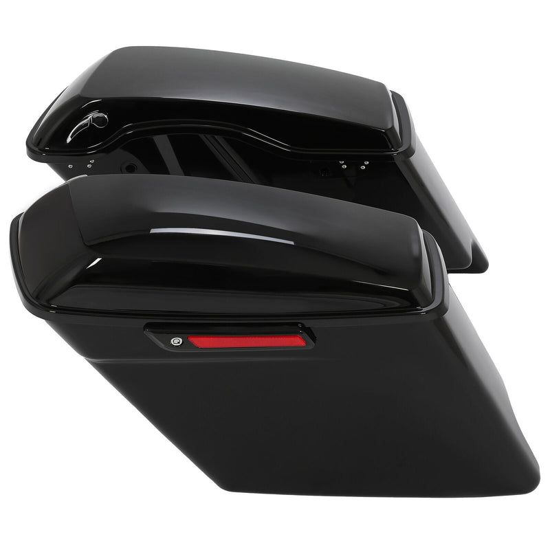 Fits Harley Touring Street Glide 14-24 5 Stretched Extended Hard Saddle Bags