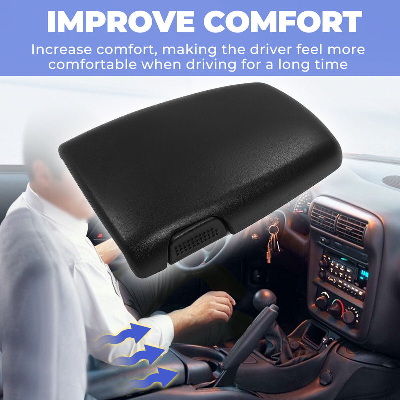 Console Door Lid Armrest 10421355 Ebony Black For Camaro Firebird 1997 2002