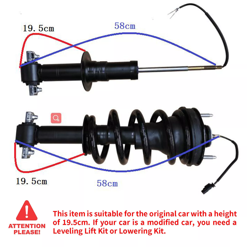 DURAFORCE 4x Front Strut Assys + Rear Shock Absorbers For Chevy Tahoe Suburban GMC Yukon