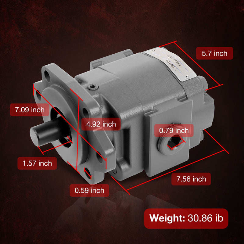 H2136201 Hydraulic Pump 3000 PSI 7/8 Inch 13 Spline Shaft Heavy Duty