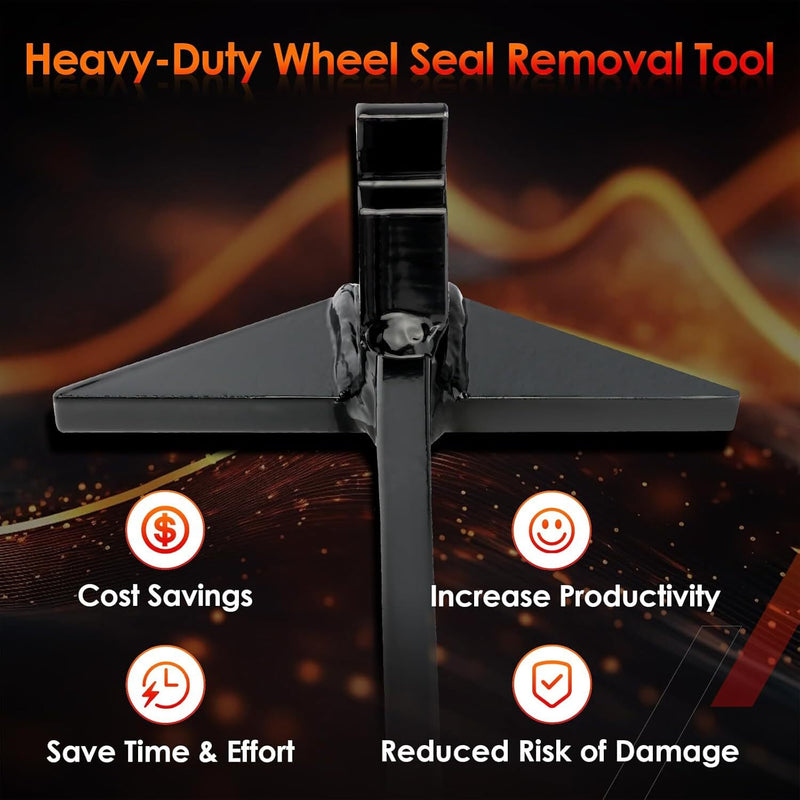 Heavy Duty Wheel Seal Puller Removal Tool for Semi Truck Trailers Tractors 30 In