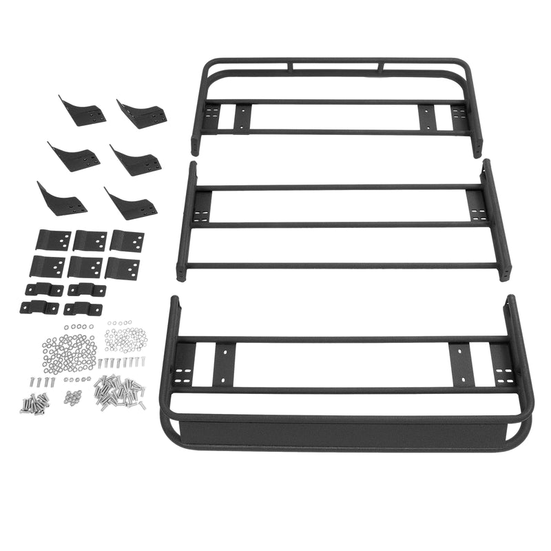 DURAFORCE Roof Cargo Basket Top Rack Luggage Carrier For Jeep Cherokee XJ 1984-2001