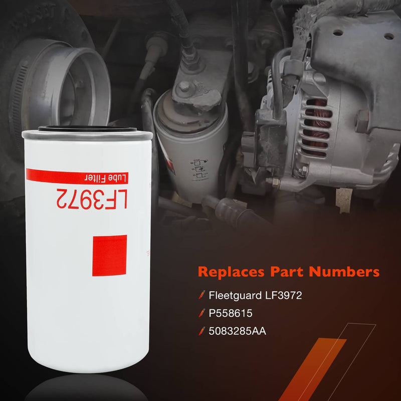 LF3972 Oil Filter for Dodge Ram 2500 1989 2015 Cummins 5.9L 6.7L 3 Pack