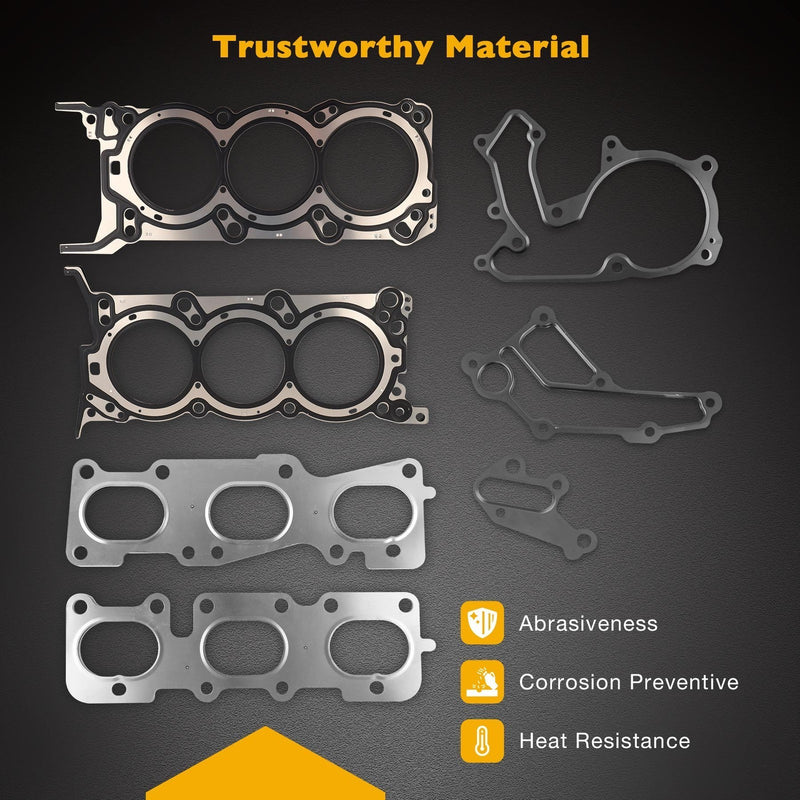 3.3L Head Gasket Set for Kia Sorento Cadenza Sedona Hyundai Azera Santa Fe 10-23