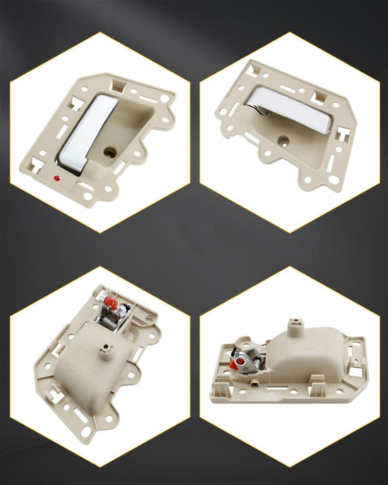 Inside Interior Door Handle Front Rear for Jeep Grand Cherokee 2005 2010 4 Piece