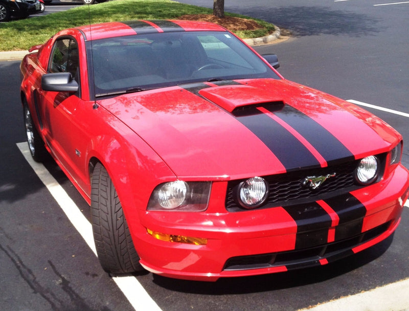 10 Inch Vinyl Rally Stripes Racing Stripe Kit Hood Trunk Roof for Pontiac Vibe