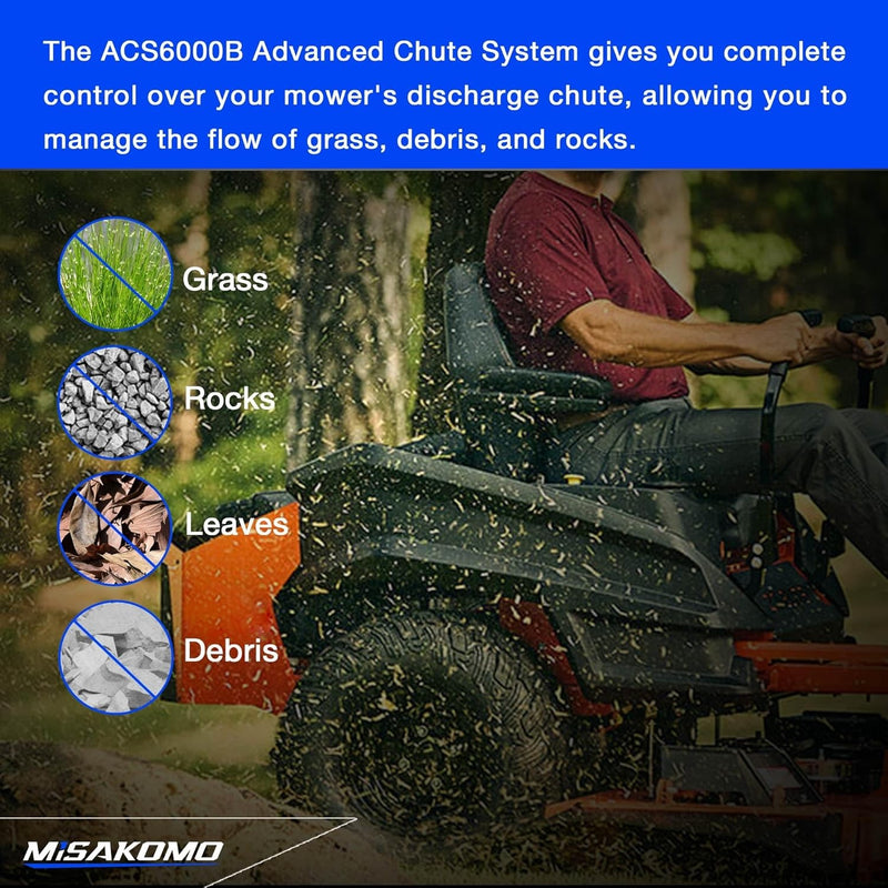 088-6000-00 Mower Chute Blocker System for Bad Boy ACS6000B 54 60 61 72 Inch