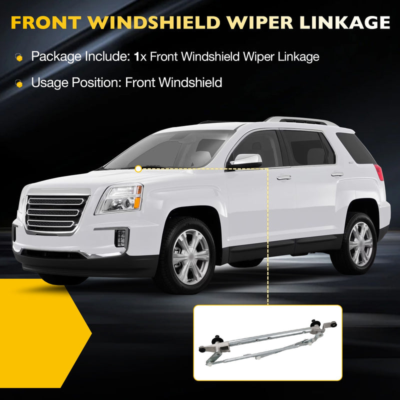 25948436 Front Windshield Wiper Linkage for 10 17 Chevrolet Equinox GMC Terrain