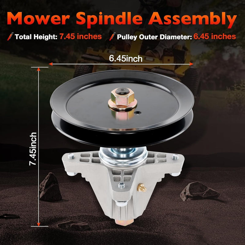 618P09395 Mower Deck Spindle for Cub Cadet Craftsman Z5400 Mustang Z46 2 Blades