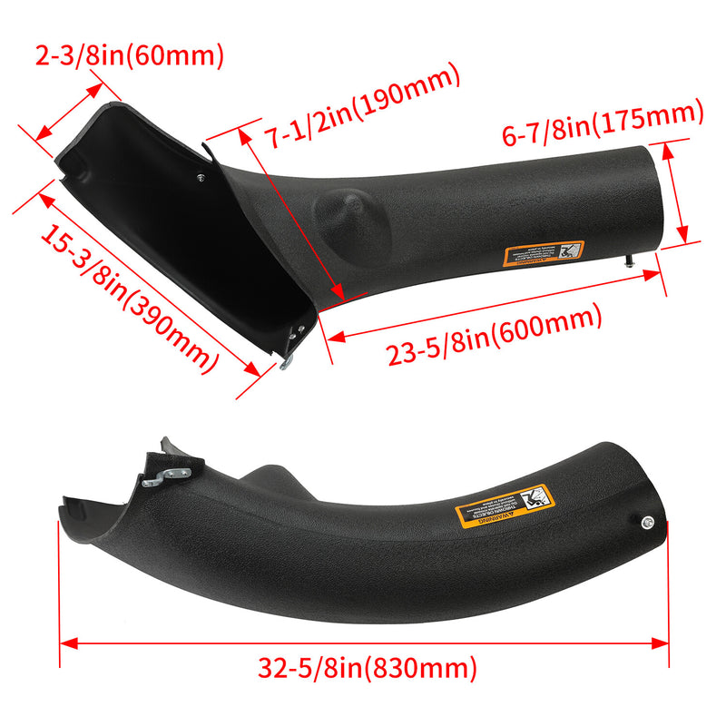 Lower Discharge Chute for John Deere 102 105 115 125 135 X110 X120 X125 GY20423
