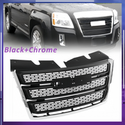DURAFORCE Front Bumper Grille Black w/Chrome Trim For 2010-2015 GMC Terrain SLT GM1200630