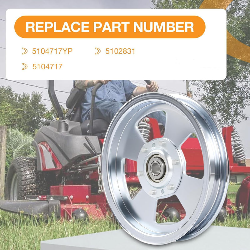 5102831 Flat Idler Pulley for Ferris 48 52 61 72 Inch Deck Lawn Mower 5104717