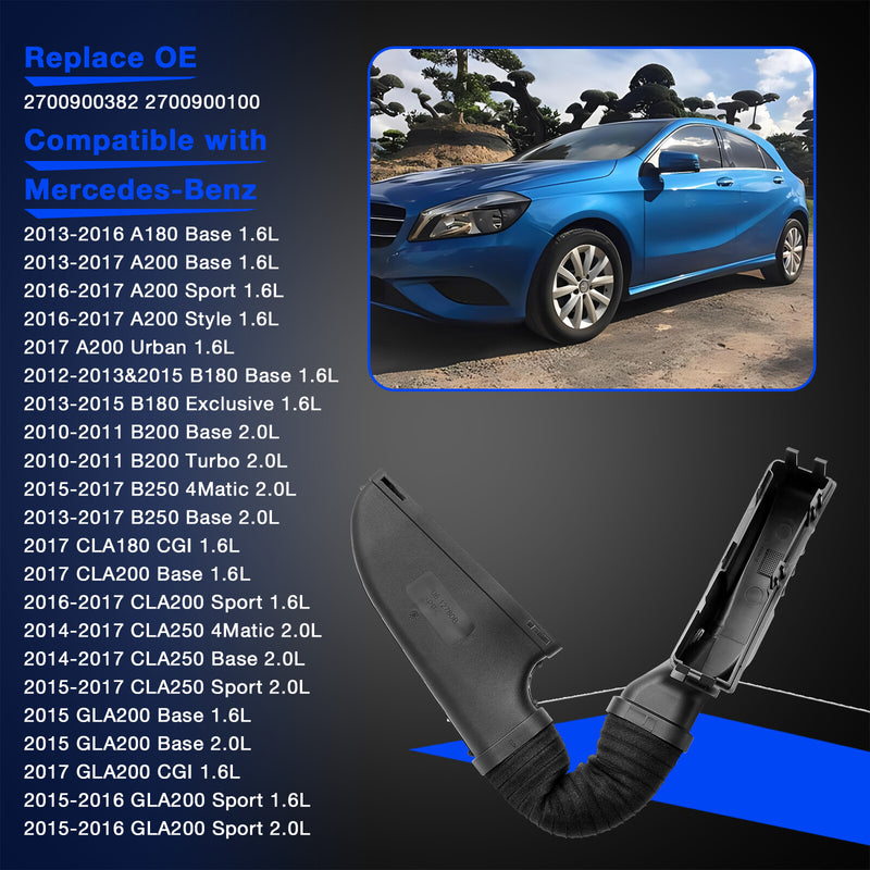 Engine Air Cleaner Intake Hose Tube for Mercedes Benz GLA250 CLA250 2014 2020