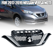 DURAFORCE Front Bumper Upper Grille Chrome For 2017-2019 Nissan Versa Note 623109ME0A