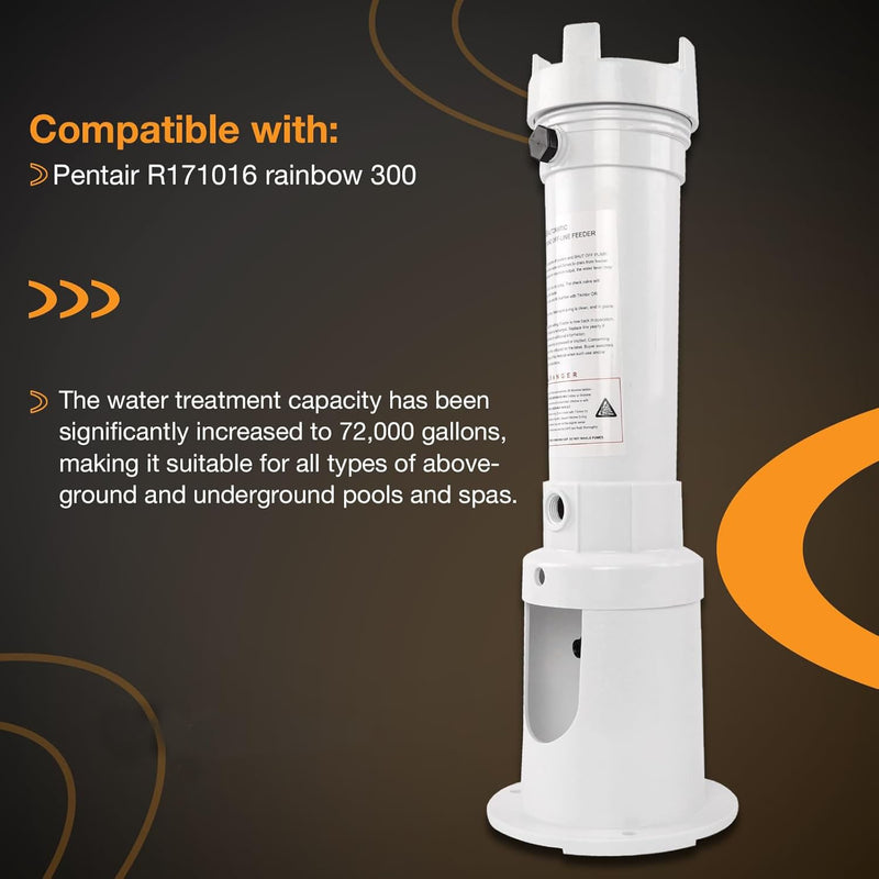 R171016 Automatic Offline Pool Chlorine Bromine Feeder for Pentair Rainbow 300