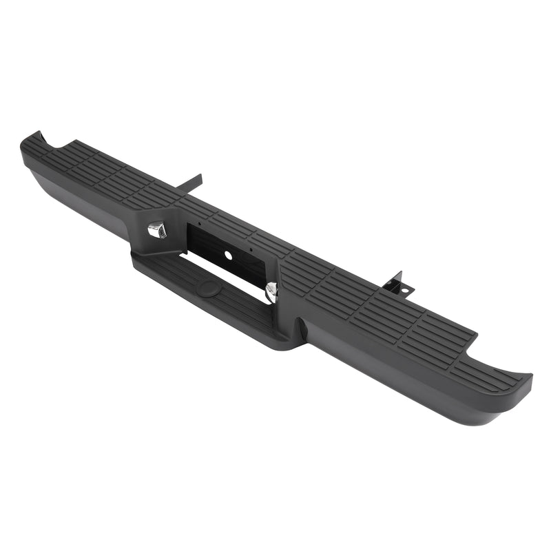 Black Steel Rear Bumper Assembly Face Bar For 1993-2011 Ford Ranger Styleside