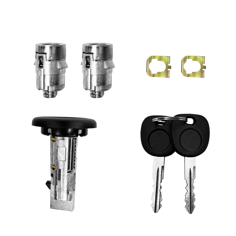 Ignition Switch Front Door Lock Cylinders for Chevy Silverado GMC Sierra 03 07
