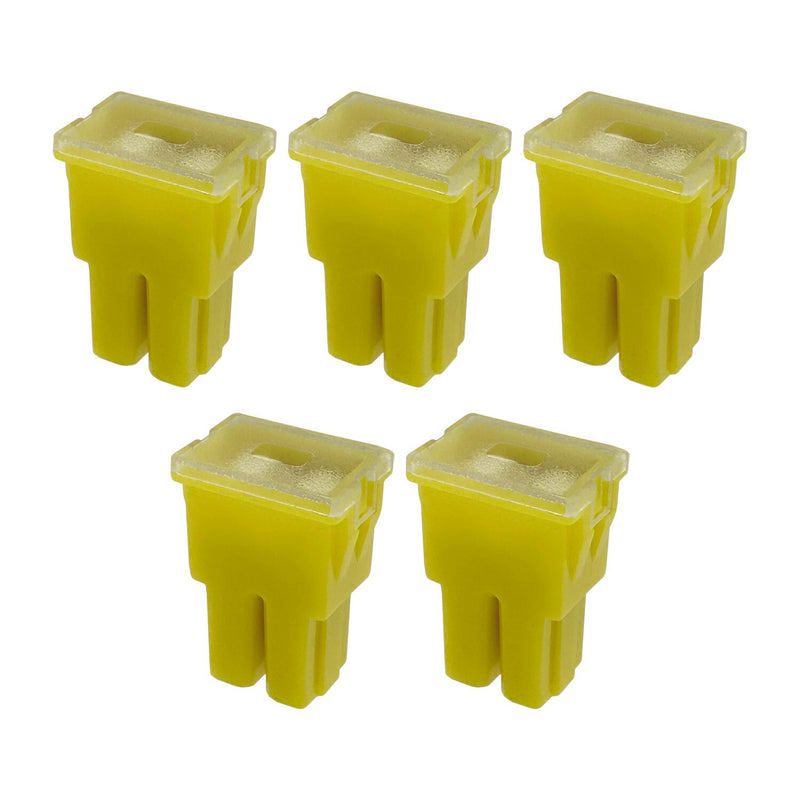 DURAFORCE 60A Straight Female Fuse Cartridge FLF PAL Auto Link for Car Truck RV SUV 5pk