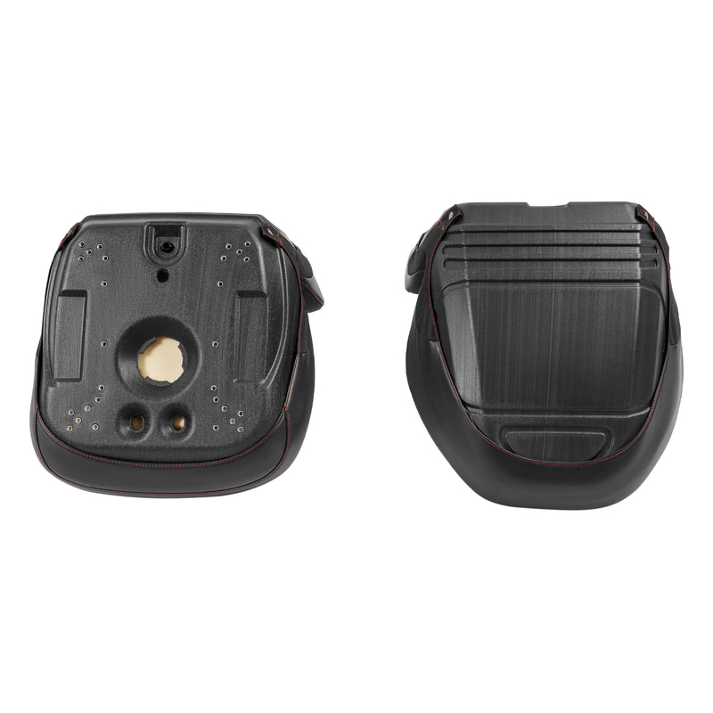 2Pcs Black Sewn Bucket Seats For Yamaha Rhino 450 660 700 5UG-F4710-00-00