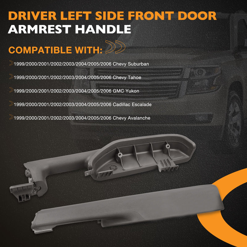 Passenger Armrest Handle For Chevy Suburban Avalanche GMC Cadillac 99 To 06