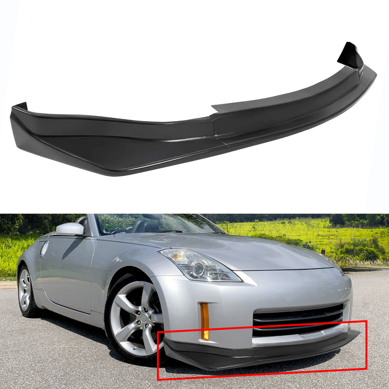 NS Style Pu Front Bumper Lip Spoiler Chin For 350z Z33 2006 2009 Unpainted