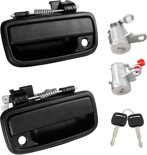 DURAFORCE Exterior Door Handle Lock Cylinders Keys Set For Toyota Tacoma 1995-2004 2X