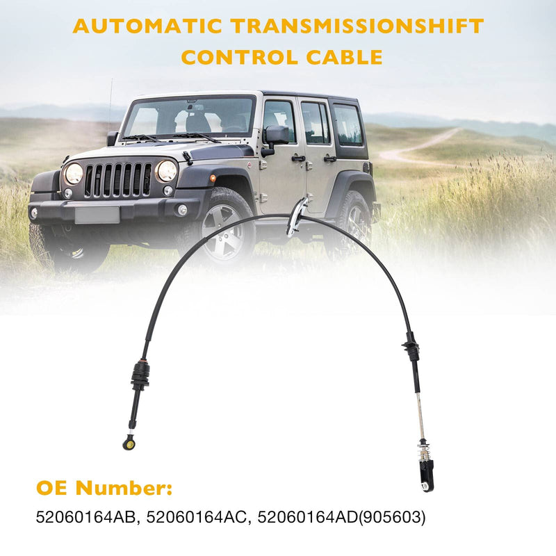 52060164AB Automatic Transmission Gear Shift Cable for Jeep Wrangler JK 2007 10