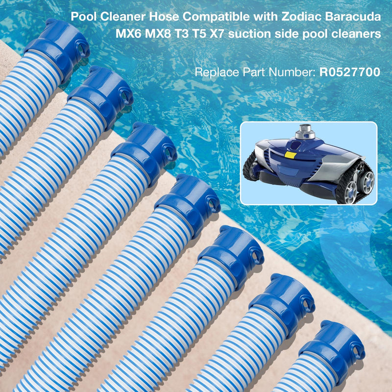 R0527700 39 Pool Cleaner Twist Lock Hose for Zodiac Baracuda MX6 MX8 X7 T5 7Pcs