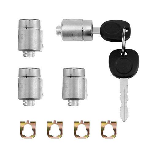 DURAFORCE Door Lock Cylinders With Keys For Chevy GMC Express Savana 1500 2500 3500 01 10