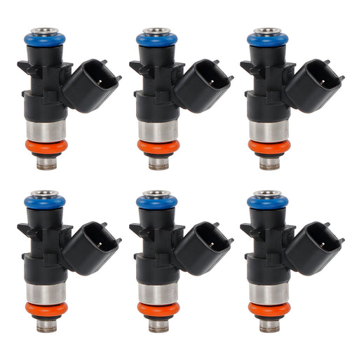 DURAFORCE FJ1267 Fuel Injector Set For 2014 To 2017 Jeep Cherokee 3.2L V6 Gas 4627794AA 6x