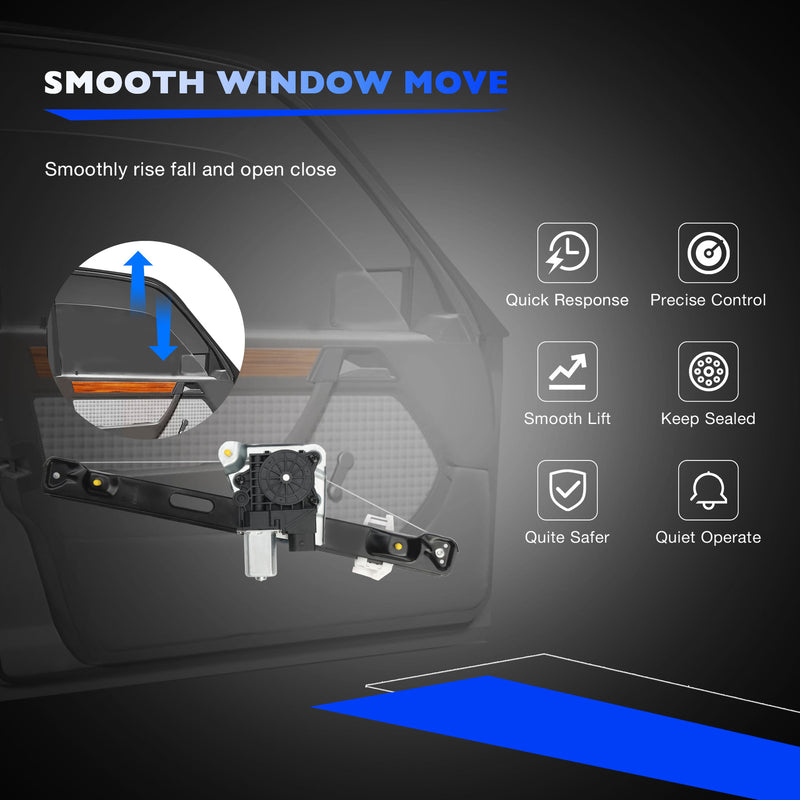 Window Regulator with Motor Rear Left for BMW E90 E91 323i 325xi 328i 330i 335xi