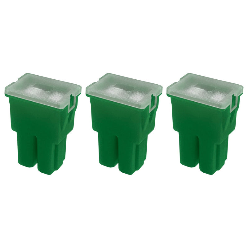 40A Straight Female Fuse Cartridge FLF PAL Auto Link for Car Truck RV SUV 3 Pack