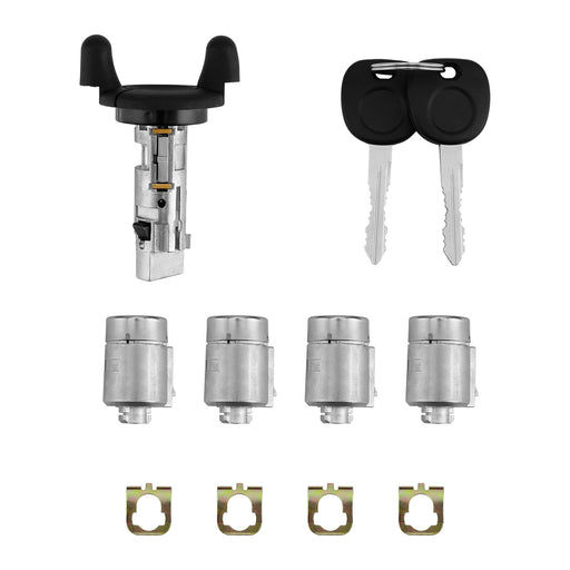 DURAFORCE Ignition Switch Door Lock Cylinders With Keys For Chevy Express GMC Savana 01 07