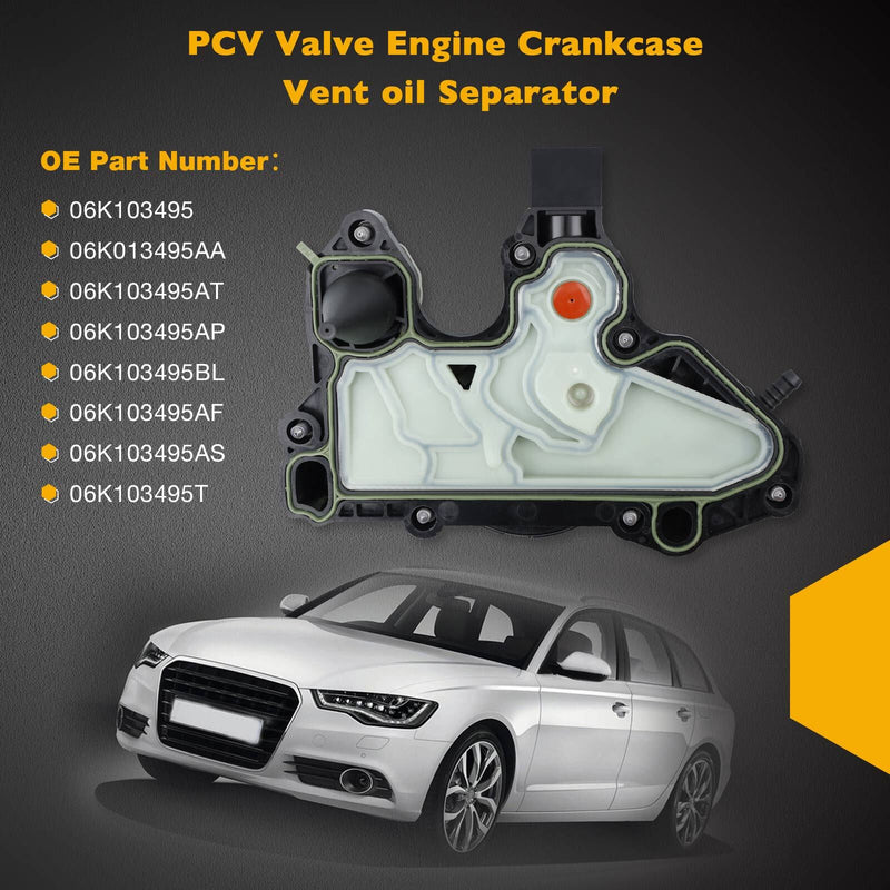 Oil Separator Engine Crankcase Vent Valve for Audi A4 A5 TT VW Golf Passat 14-18